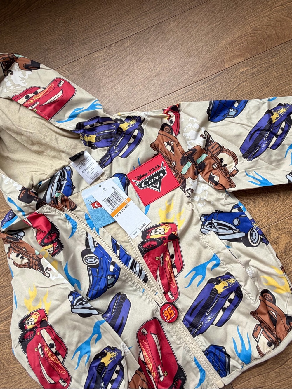 “Disney Pixar Cars” windbreaker. NWT  Size 3T